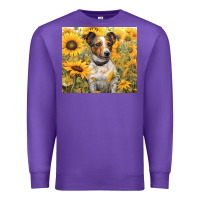 Purple jack russel terrier Premium Sweatshirt - Unal Design