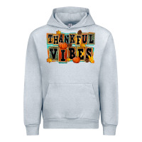 Heather Grey thankful vibes Urban Hoodie - FaDigitalArtStudio