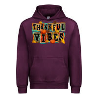 Mauve Wine thankful vibes Urban Hoodie - FaDigitalArtStudio