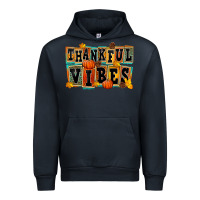 Navy thankful vibes Urban Hoodie - FaDigitalArtStudio