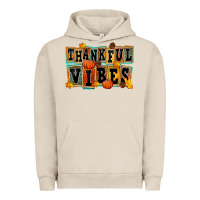 Pigment French Oak thankful vibes Urban Hoodie - FaDigitalArtStudio