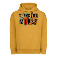 Pigment Peanut Butter thankful vibes Urban Hoodie - FaDigitalArtStudio