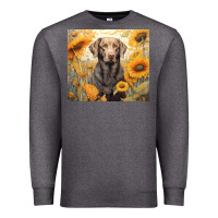 Charcoal Heather labrador retriever Premium Sweatshirt - Unal Design