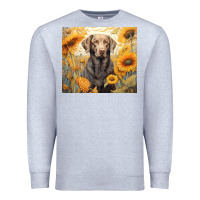 Heather Grey labrador retriever Premium Sweatshirt - Unal Design