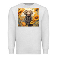 Oatmeal Heather labrador retriever Premium Sweatshirt - Unal Design