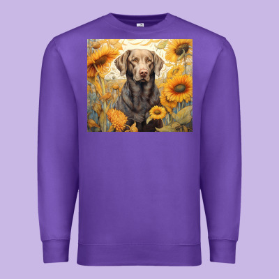 Labrador Retriever Premium Sweatshirt Designed By Unal Design