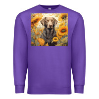 Purple labrador retriever Premium Sweatshirt - Unal Design