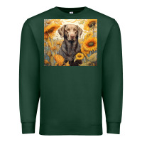 Sports Green labrador retriever Premium Sweatshirt - Unal Design