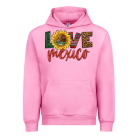 Fuchsia Pink love mexico Urban Hoodie - HRA Design Shop