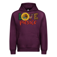 Mauve Wine love mexico Urban Hoodie - HRA Design Shop