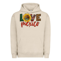 Pigment French Oak love mexico Urban Hoodie - HRA Design Shop