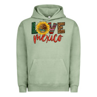 Pigment Oil Green love mexico Urban Hoodie - HRA Design Shop