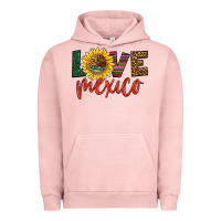 Pigment Salmon love mexico Urban Hoodie - HRA Design Shop