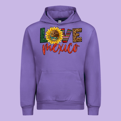 Love Mexico Urban Hoodie Designed By Hra Design Shop