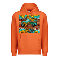 Carrot western farm life truck sunflowers  mousepad Premium Hoodie - HRA Design Shop