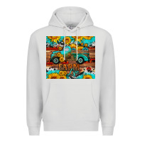 Dove Grey western farm life truck sunflowers  mousepad Premium Hoodie - HRA Design Shop