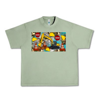 Oil Green excavator sippy Urban Heavy Tee - Artiststas