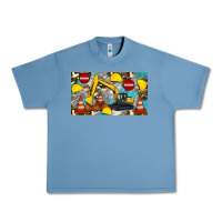 Pebble Blue excavator sippy Urban Heavy Tee - Artiststas