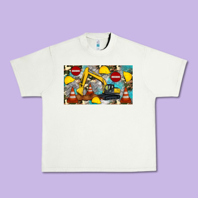 Excavator Sippy Urban Heavy Tee Designed By Artiststas