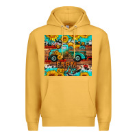 Mustard western farm life truck sunflowers  mousepad Premium Hoodie - HRA Design Shop