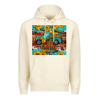 Sandshell western farm life truck sunflowers  mousepad Premium Hoodie - HRA Design Shop
