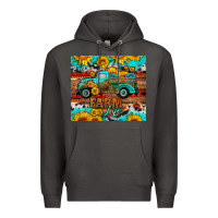 Smoke western farm life truck sunflowers  mousepad Premium Hoodie - HRA Design Shop