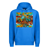 True Royal western farm life truck sunflowers  mousepad Premium Hoodie - HRA Design Shop