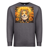 Charcoal Heather pembroke welsh corgi Premium Sweatshirt - Unal Design
