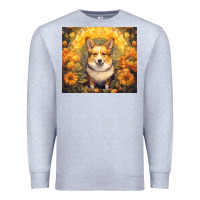 Heather Grey pembroke welsh corgi Premium Sweatshirt - Unal Design