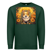 Sports Green pembroke welsh corgi Premium Sweatshirt - Unal Design