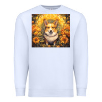 White pembroke welsh corgi Premium Sweatshirt - Unal Design