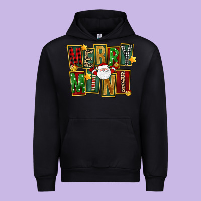 Christmas Merry Mini Urban Hoodie Designed By Fadigitalartstudio