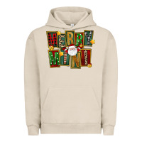 Pigment French Oak Christmas merry mini Urban Hoodie - FaDigitalArtStudio