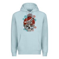 Blue Mist freezing to death skull Premium Hoodie - FaDigitalArtStudio