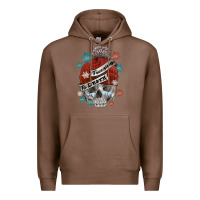 Chestnut freezing to death skull Premium Hoodie - FaDigitalArtStudio