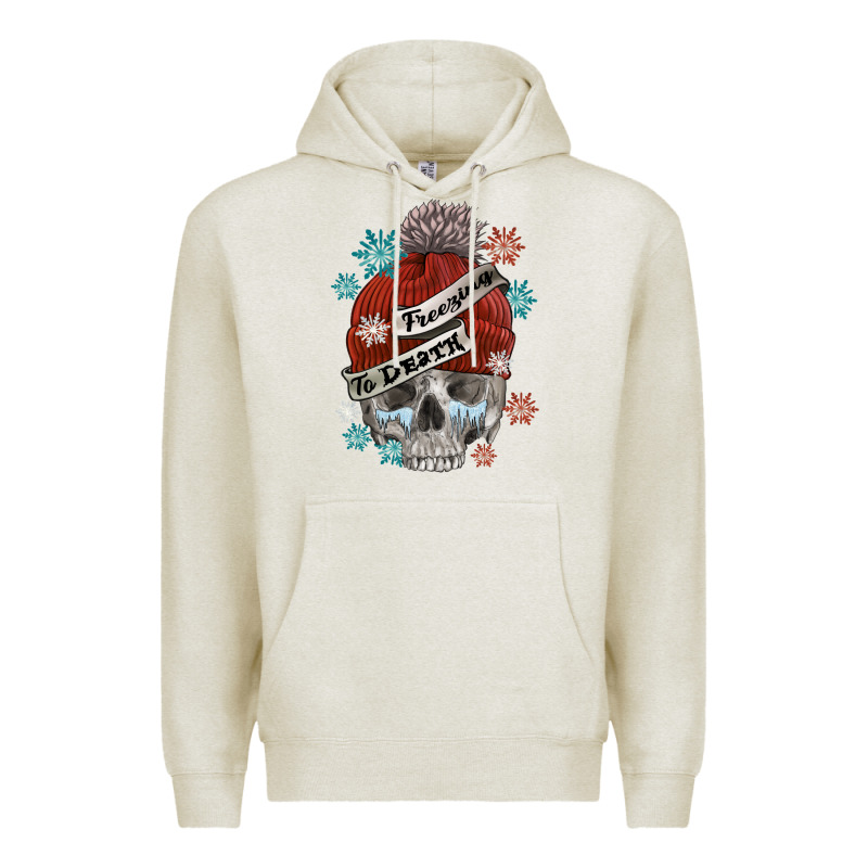 Freezing To Death Skull Premium Hoodie by FaDigitalArtStudio | Teevron