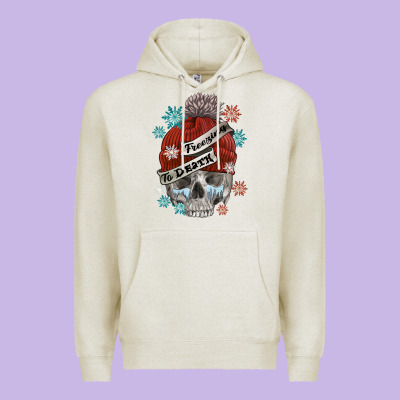 Freezing To Death Skull Premium Hoodie Designed By Fadigitalartstudio
