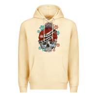 Pina Colada freezing to death skull Premium Hoodie - FaDigitalArtStudio
