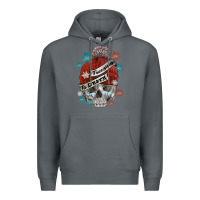 Rock freezing to death skull Premium Hoodie - FaDigitalArtStudio