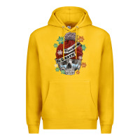 Lemon freezing to death skull Premium Hoodie - FaDigitalArtStudio
