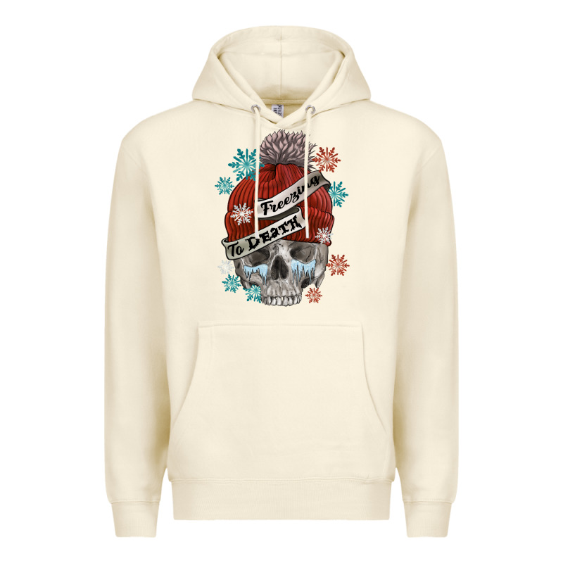 Freezing To Death Skull Premium Hoodie by FaDigitalArtStudio | Teevron