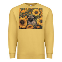 Antique Gold pug Premium Sweatshirt - Unal Design