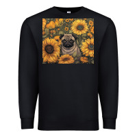 Black pug Premium Sweatshirt - Unal Design