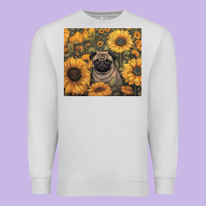Pug Premium Sweatshirt Designed By Unal Design