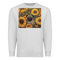 Dove Grey pug Premium Sweatshirt - Unal Design