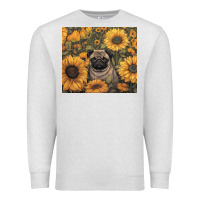 Oatmeal Heather pug Premium Sweatshirt - Unal Design