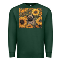 Sports Green pug Premium Sweatshirt - Unal Design