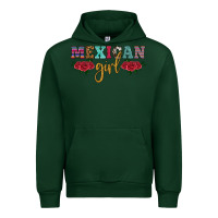 Forest Green mexican girl Urban Hoodie - HRA Design Shop