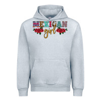 Heather Grey mexican girl Urban Hoodie - HRA Design Shop