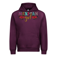 Mauve Wine mexican girl Urban Hoodie - HRA Design Shop
